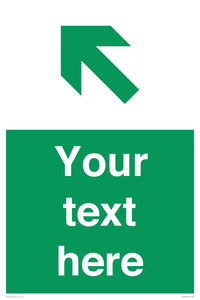 Custom Safe condition: Green Up left arrow